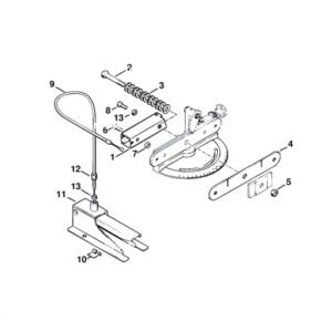 Stihl Fußspanner für USG und HOS Kettenschleifer – Bild 4