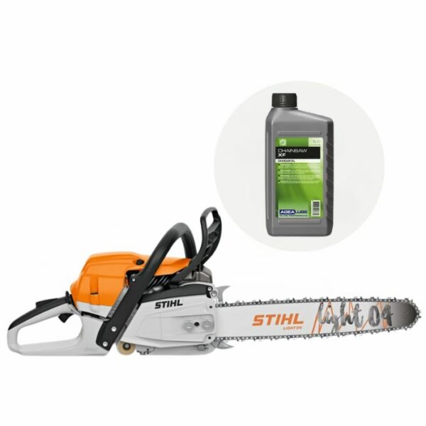 Stihl MS 261 C-M + Kettingolie Stihl MS 261 C-M benzin kettensäge + Kettenöl
