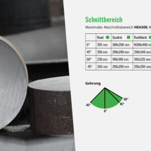 Eggenberg Metallbandsäge Hydraulisch Halbautomatisch EBS3770-A - 355 mm 400V – Bild 21