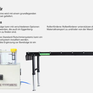 Eggenberg Metallbandsäge Hydraulisch Halbautomatisch EBS3770-A - 355 mm 400V – Bild 19