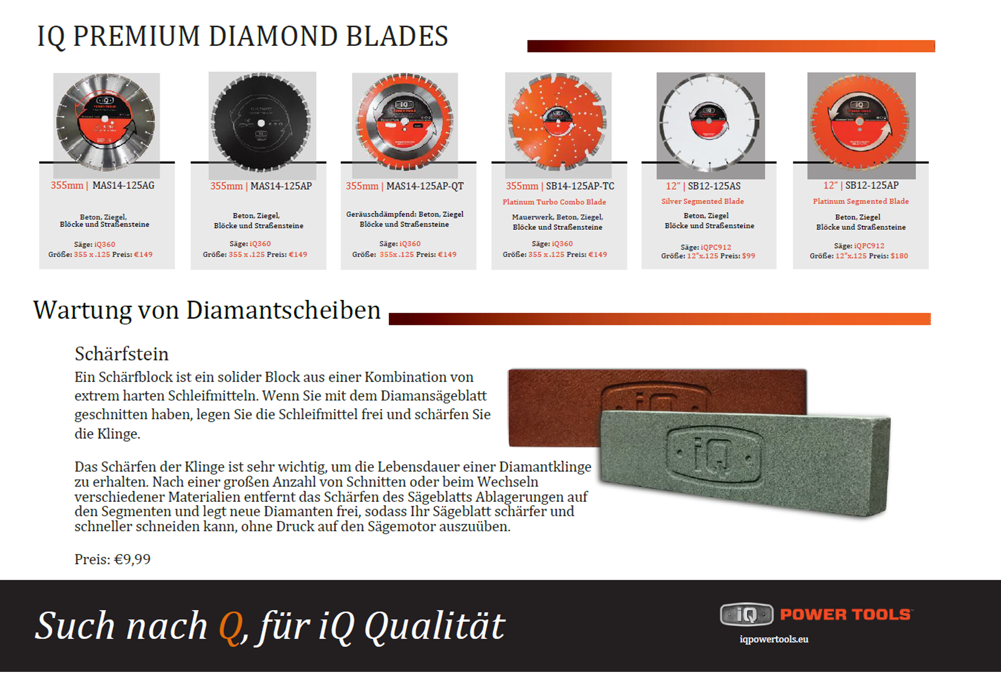 iQ Sägeblätter 2