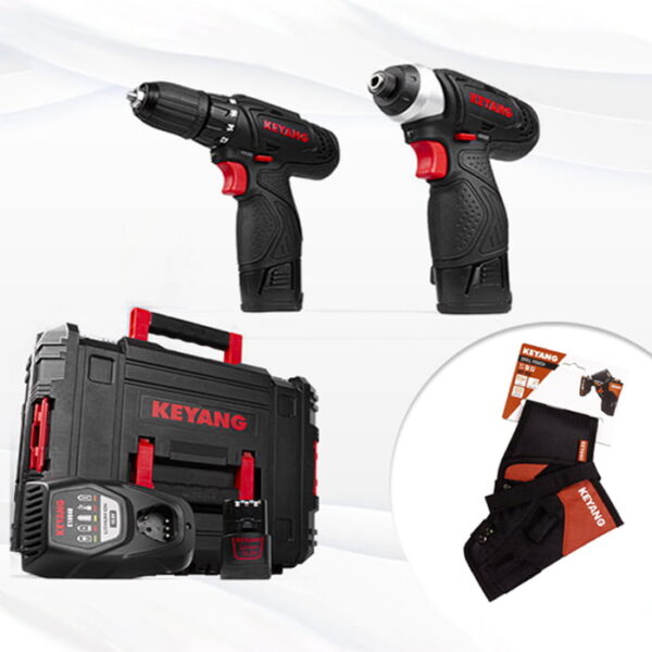 Keyang COMBOKEY 10,8 V Akku-Schlagschrauber & Bohrschrauber Keyang COMBOKEY 10,8 V Akku-Schlagschrauber & Bohrschrauber