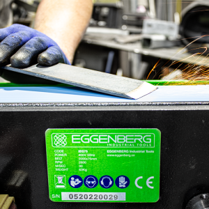 Eggenberg Bandschleifmaschine für Metall IBS75 – 75 x 2000mm – 3000W – 400V + GRATIS 2x Zirkonium-Schleifband - K60 & K80 – Bild 18