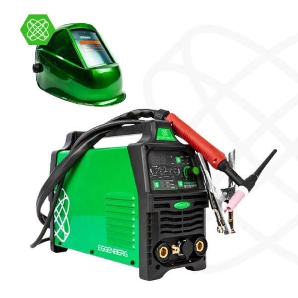 Eggenberg WIG200P WIG Schweißgerät 10-200A DC/HF PULSE + Automatischer Schweißhelm
