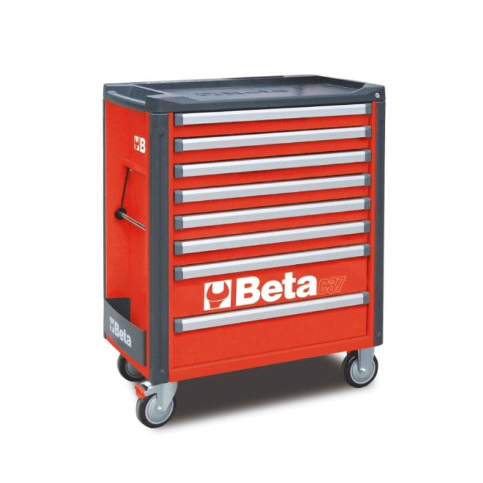 Beta C37/8 Werkzeugwagen mit 8 Schubladen – Verschiedene Farben leer