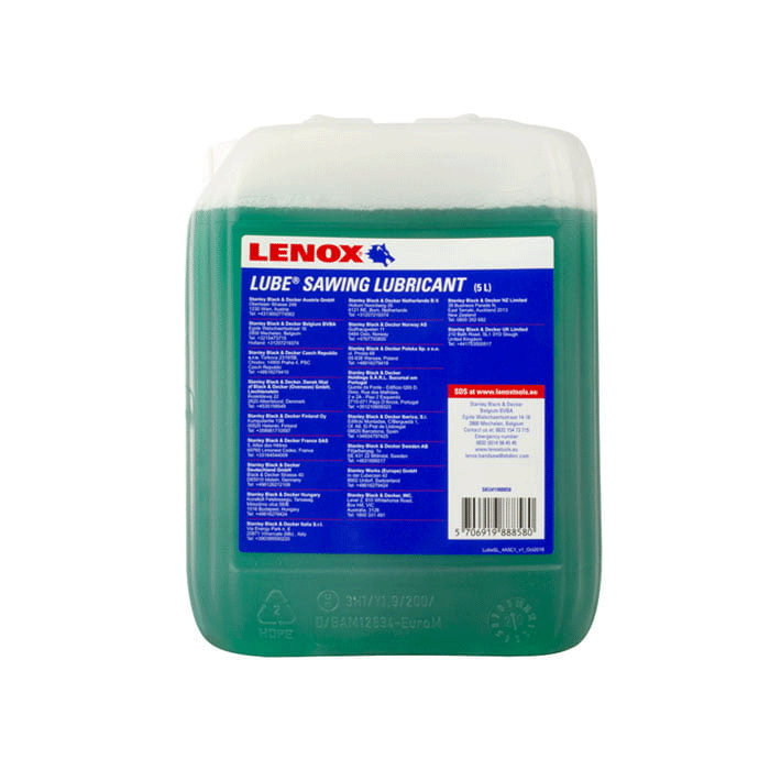 Lenox Lube Sägeschmiermittel (Nebelschmiermittel) - 5L