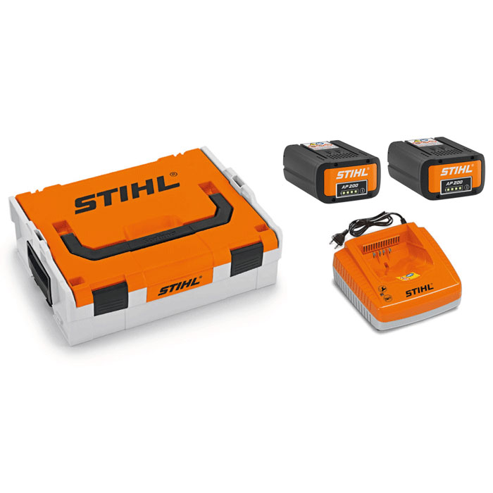 Stihl Power Box S BASIC Inkl. 2x AP 200 Akku und AL 301 Schnellladegerät