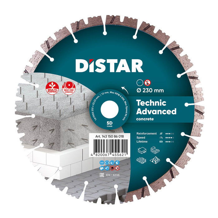 DiStar Diamantscheibe Technic Advanced 22.23mm 230mm