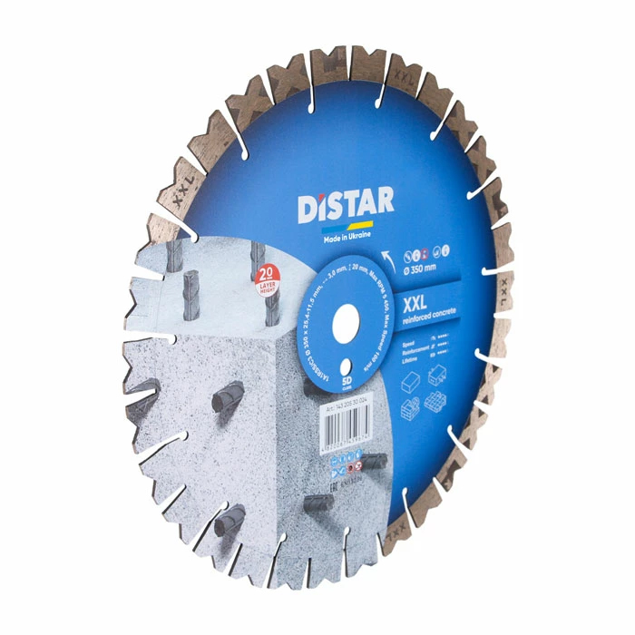 DiStar 1A1RSS Diamanttrennscheibe Nass XXL 350mm 20mm – Höchste Segmente im Markt
