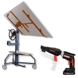 Edma Platenlift + Gipsplaatschroefmachine