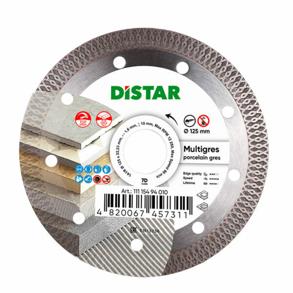 DiStar Diamantscheibe 1A1R Multigres – 125×22,23 mm DiStar Diamantscheibe 1A1R Multigres – 125×22,23 mm