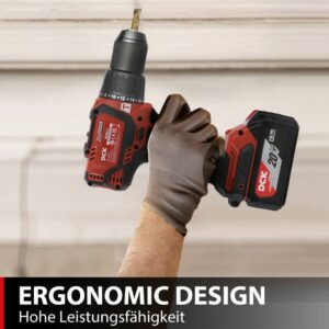 DCK Tools KDJZ05-13 Akku-Bohrschrauber 20V 13mm 60Nm - 1x4.0Ah – Bild 5
