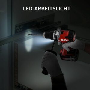 Merkmale des DCK Tools KDJZ03-13 Akku-Schlagbohrschrauber 20V 13mm 120Nm - 1x4.0Ah 5