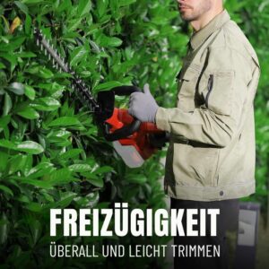 DCK Tools 58V Rasen & Hecke Kombi – Akku-Rasenmäher + Heckenschere mit zusätzlichem 5.0Ah Akku – Bild 14