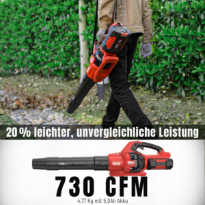 DCK Tools KDLB58201Z Akku Laubbläser 58V 730CFM - BODY – Bild 9
