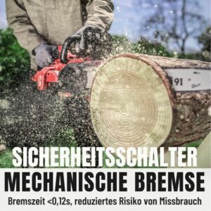 DCK Tools KDCS58181FDK Akku Kettensäge 58V 45cm mit 1 x 5.0Ah Akku – Bild 8