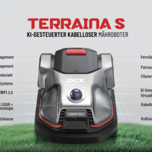 DCK TERRAINA S KI-Mähroboter – 2000 m² – 3D LiDAR SLAM – Kabellose Begrenzung – Bild 26