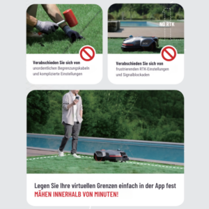 DCK TERRAINA S KI-Mähroboter – 2000 m² – 3D LiDAR SLAM – Kabellose Begrenzung – Bild 30