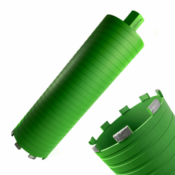 D'Orly HULKForce Premium Diamant-Trockenbohrkrone – 1 1/4” x 400 mm – Softschlagfunktion – Ø32 t/m Ø202 mm D'Orly HULKForce Premium Diamant-Trockenbohrkrone – 1 1/4” x 400 mm – Softschlagfunktion – Ø32 t/m Ø202 mm