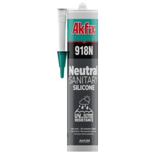 AKFIX 918N Silikon-Dichtstoff Neutral Sanitär– 310ML