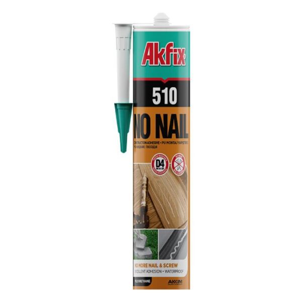 AKFIX 510 No Nail PU-Montagekleber – 310 ml AKFIX 510 No Nail PU-Montagekleber – 310 ml