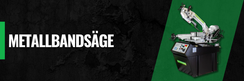 Präzise Metallbandsäge von BJC Tools für saubere Schnitte in Stahl und Metall.