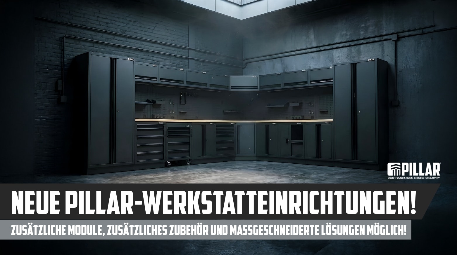 Neue pillar werkstatteinrichtung