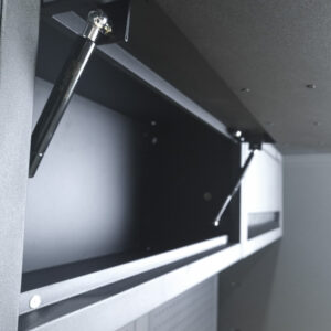 Pillar Werkstatteinrichtung Modular – Hartholz-Arbeitsplatte – Tiefe 61,5 cm – Midnight Black Design – Bild 16