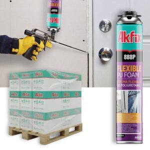 AKFIX 888P Flexfoam GUN weiß 750 ml PU-Montageschaum – Palette (1008 Stück)