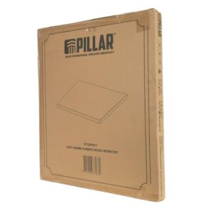 Pillar Gummibaumholz-Arbeitsplatte 680 mm - Tiefe Arbeitsplatte 38 mm – Bild 4