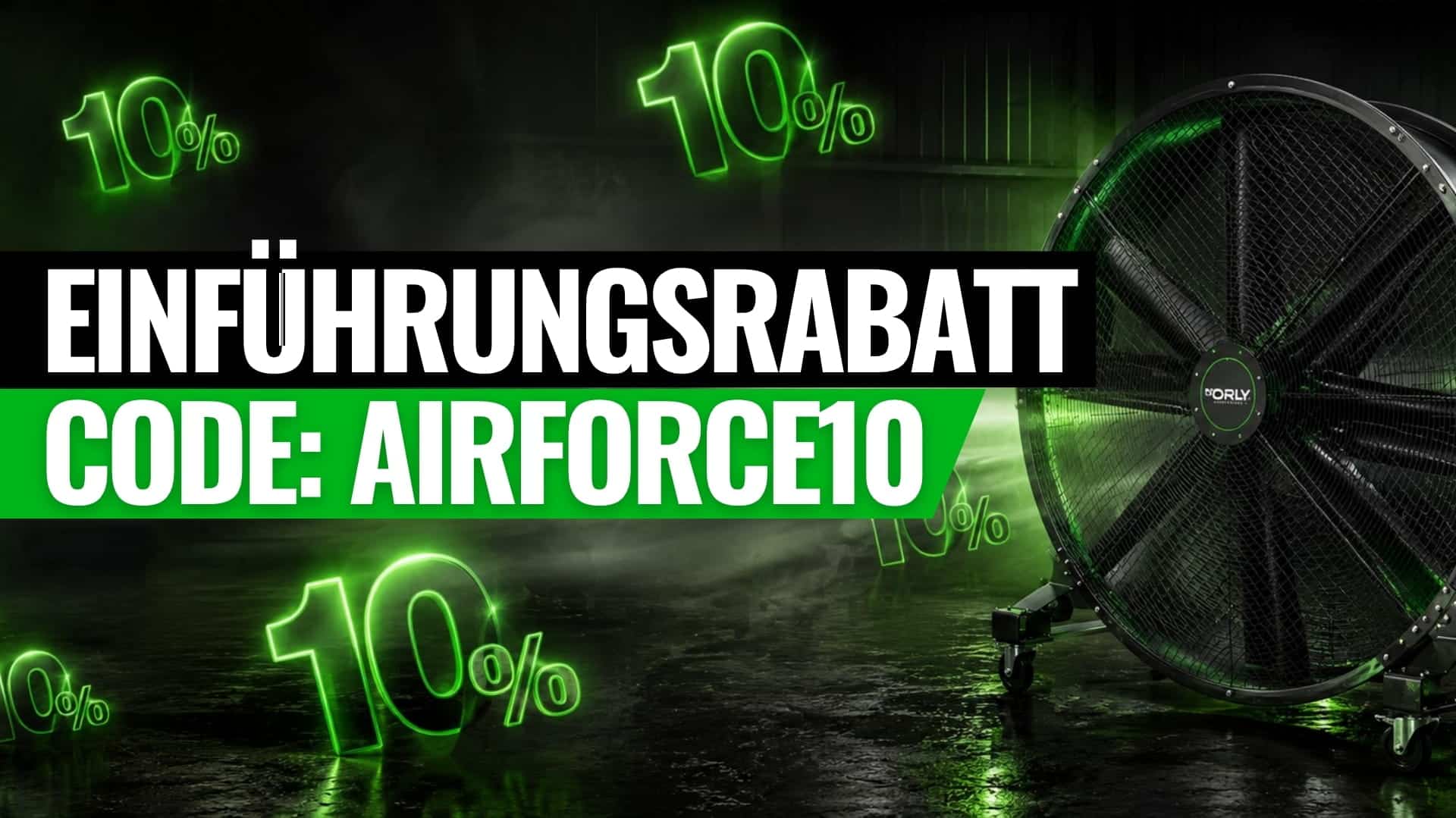 D'Orly Industrieventilator Einführungsrabatt