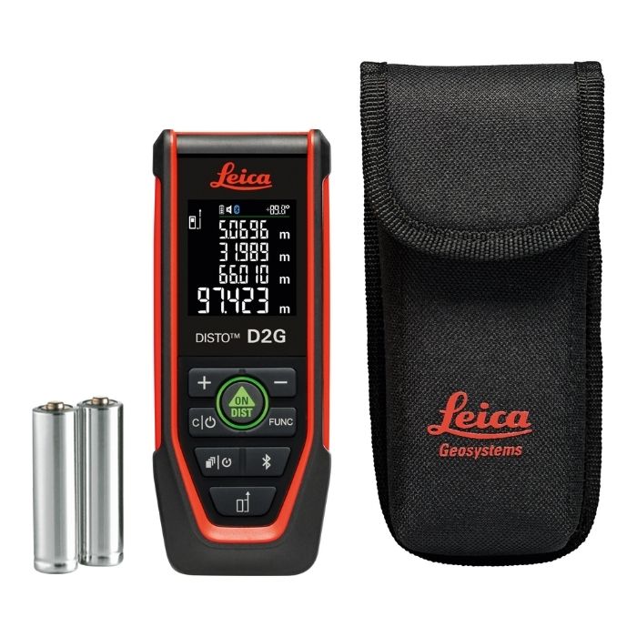 Leica DISTO D2G-2 Laser-Entfernungsmesser – 120 m – Bluetooth & Grüner Laser