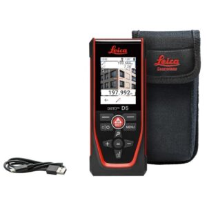 Leica DISTO D5-1 Laser-Entfernungsmesser – 200 m – Pointfinder-Kamera & Outdoor