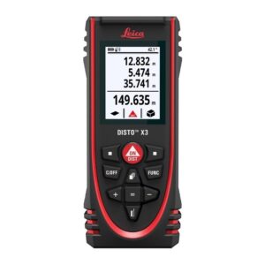 Leica DISTO X3 Laser-Entfernungsmesser – 150 m – Robust & IP65