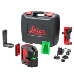 Leica Lino L2G Kreuzlinienlaser – Grün – Li-Ion Akku & Wandhalterung