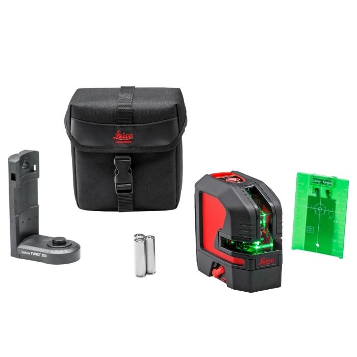 Leica Lino L2Gs Kreuzlinienlaser – Grün – Magnetadapter & IP54