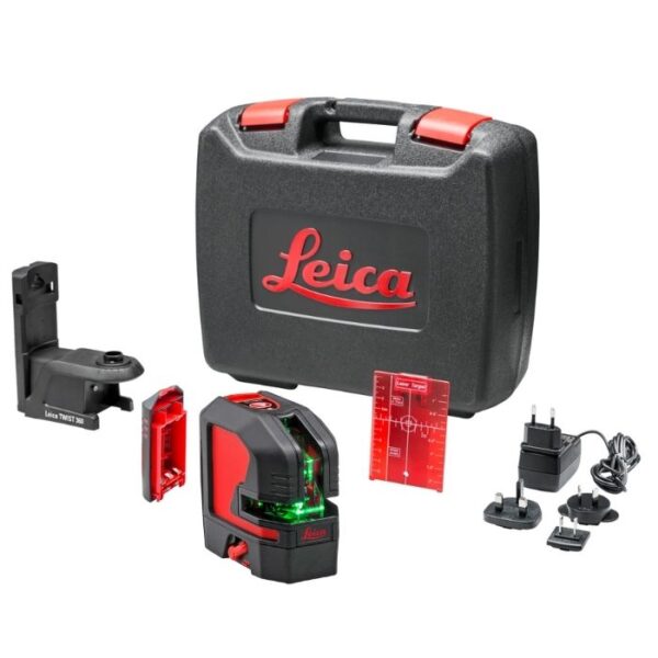 Leica Lino L2P5 Linien- & Punktlaser – Li-Ion Akku – Kreuzlinien & 4 Punkte