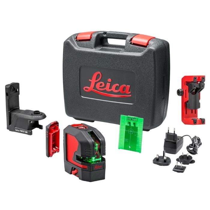 Leica Lino L2P5G Linien- & Punktlaser – Grün – Li-Ion Akku & Wandhalterung