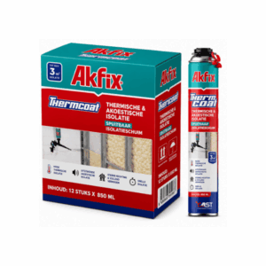 Akfix Thermcoat PU Sprühschaum Isolierung 850 ml - 12 Stück
