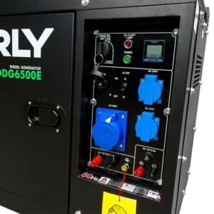D’Orly DDG6500E Dieselaggregat 6,5 kW – schallgedämpft mit AVR | 3 × 230 V, 16 A – Bild 6