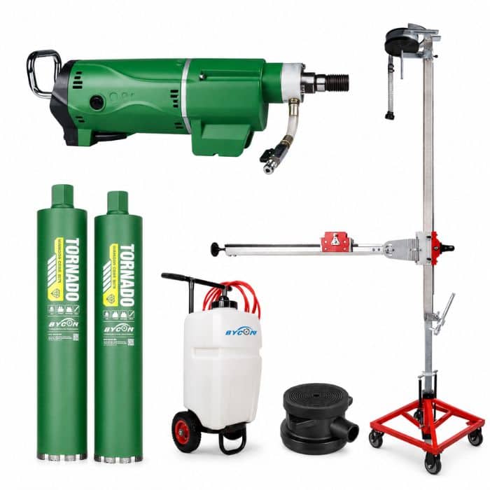 BYCON Deckenbohrset | DSP-3000 Ständer + DMP-252 + 2 Diamantbohrkronen
