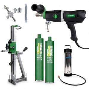 BYCON DMP-132P Nassbohrset PRO | inkl. DSP-162 Ständer & 2 Diamantbohrkronen