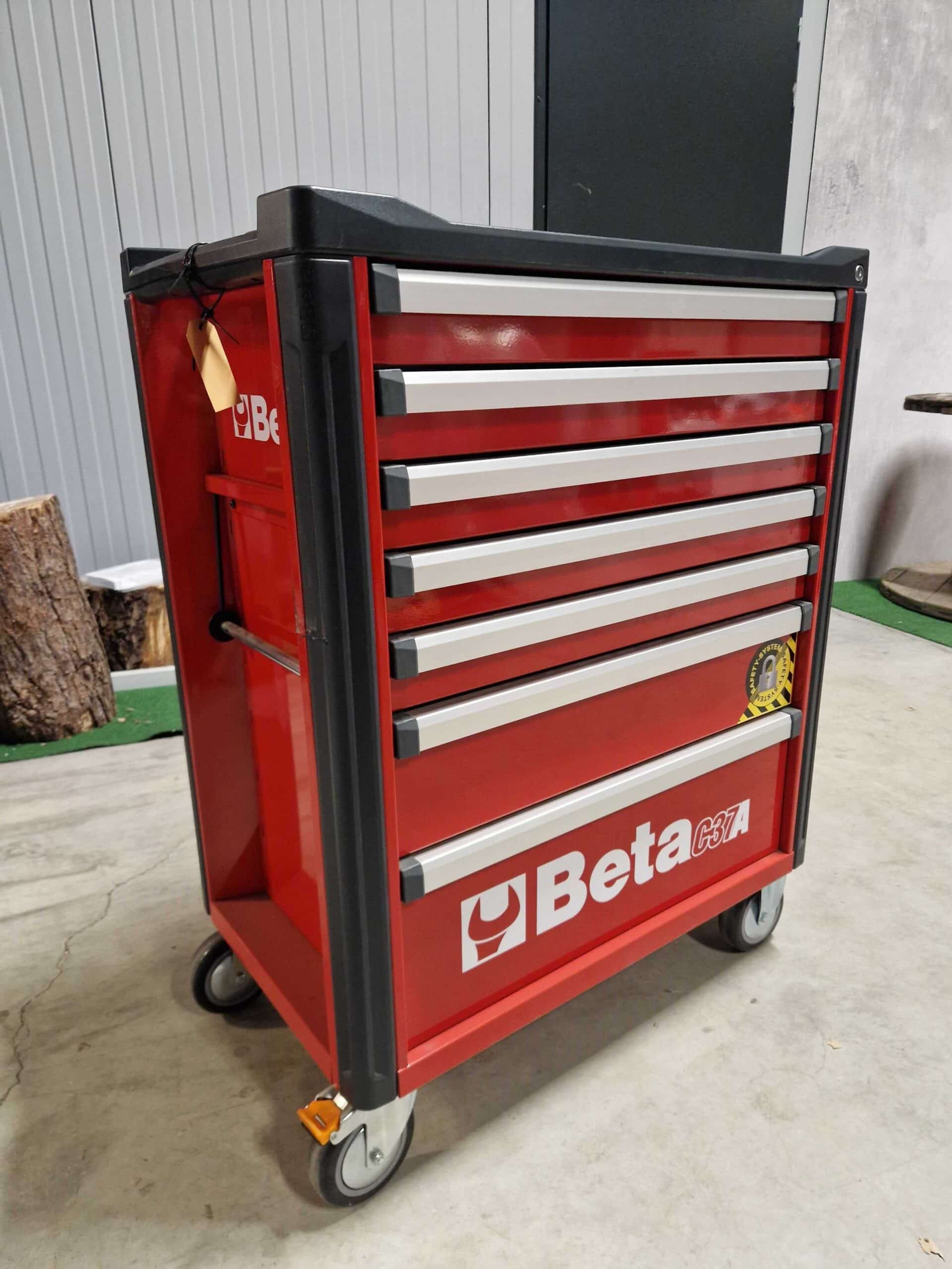 Beta C37A7 Werkzeugwagen mit 7 Schubladen Rot
