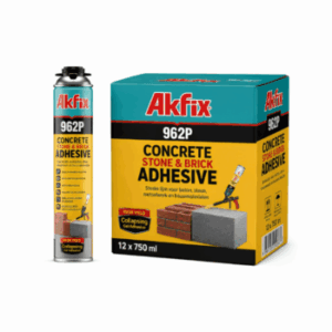 Akfix 962P PU-Kleber für Beton, Stein und Ziegel 750 ml – Karton mit 12 Stück – Bild 1