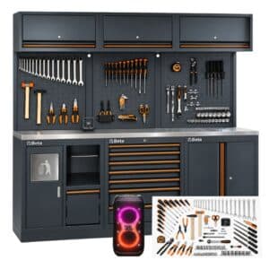 Beta C45PRO 2.0 AX Werkstatteinrichtung mit 157-teiligem Werkzeugsatz + gratis JBL PartyBox 320 – Bild 1